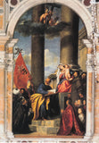 AK Venezia. Basilica dei Frari.  Pala di Ca' Pesaro. Tiziano.
