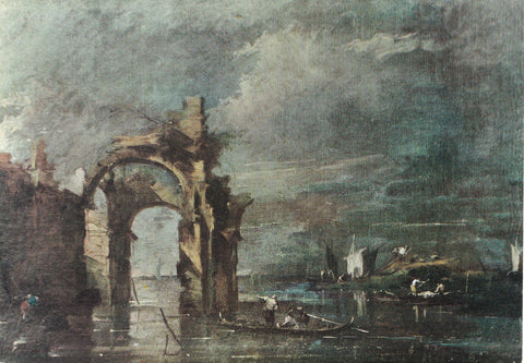 AK Francesco Guardi.  Marina. Verona - Museo di Castelvecchio.