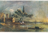 AK Francesco Guardi. L'isola dell'Anconetta - Venezia - Gallerie dell'Academia.