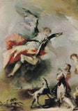 AK Francesco Guardi. Le Storie di Tobiolo. L'Angelo Raffaele si dilegua. Venezia - Chiesa dell'Angelo Raffaele.