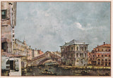 AK Francesco Guardi. Rialto e il Palazzo dei Camerlenghi. The Metropolitan Museum of Art - New York.