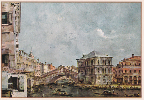 AK Francesco Guardi. Rialto e il Palazzo dei Camerlenghi. The Metropolitan Museum of Art - New York.