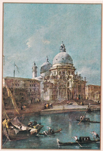 AK Francesco Guardi. La Chiesa della Salute. The National Galleries of Scotland. Edinburgh.