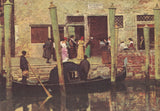 AK Favretto. In attesa degli Sposi. Roma - Galleria Nazionale d'Arte Moderna.