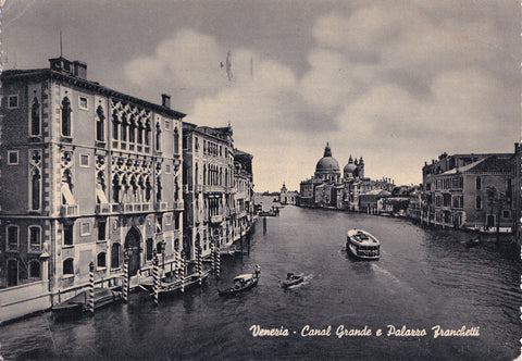 AK Venezia - Canal Grande e Palazzo Franchetti.