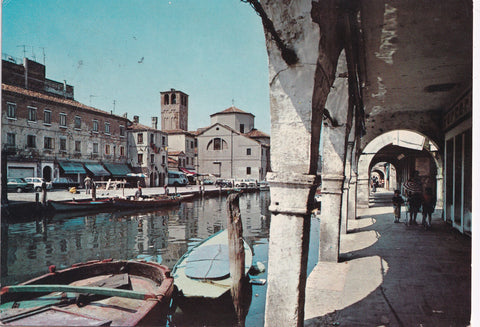 AK Chioggia. Canal Vena. Chiesa di Sant'Andrea.