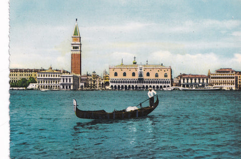 AK Venezia. Panorama e gondola.