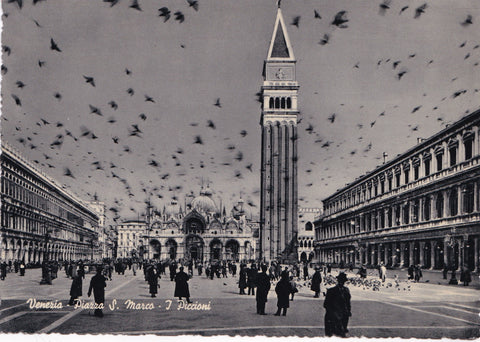 AK Venezia - Piazza S. Marco I Piccioni.