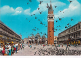 AK Venezia. Piazza S. Marco - Piccionata.