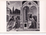 AK Vittore Carpaccio. Annunciazione. Venezia Ca' d'Oro Galleria Franchetti.