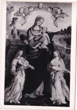 AK Venezia Ca' d'Oro Galleria Franchetti. Girolamo Marchesi da Cotignola. La Vergine col bambino e due angeli musicanti.