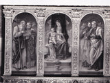 AK Venezia. Basilica S. M. Gloriosa dei Frari. Madonna della Salute e quattro Santi.