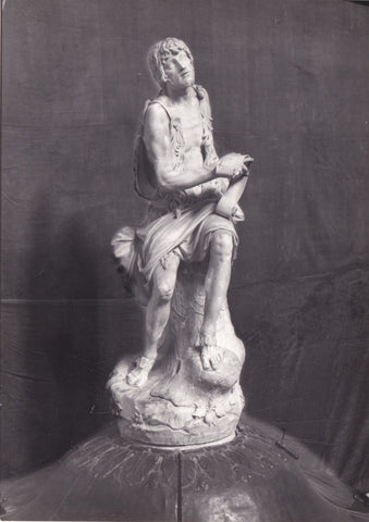 AK Venezia. Basilica S. M. Gloriosa dei Frari. S. Giovanni Battista.