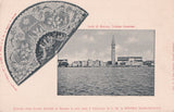 AK Isola di Burano. Veduta Generale. Ricordo della Scuola di Burano la sola sotto il Patronato di S. M. la Regina Margherita.