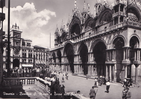 AK Venezia - Basilica S. Marco e Torre dell'Orologio.