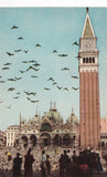 AK Venezia. Piazza, Chiesa di S. Marco e Campanile.