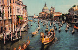 AK Venezia. Canal Grande e Ragata storica.