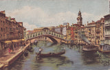 AK Venezia. 4. Canal Grande Ponte di Rialto.