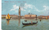 AK Venezia - Panorama da S. Giorgio e Gondola.