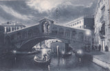 AK Venezia - Ponte di Rialto.