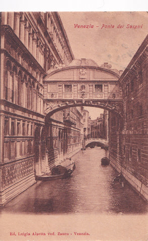 AK Venezia Ponte dei Sospiri.