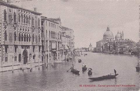 AK Venezia - Canal grande dall'Accademia.