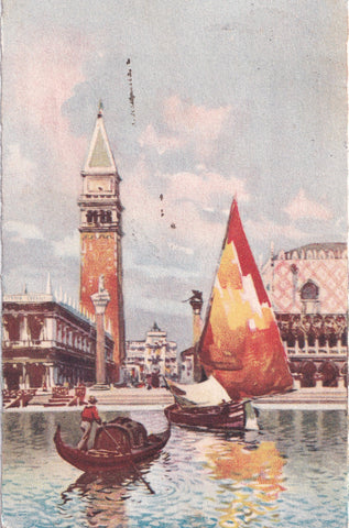 AK Venezia. Piazzetta dalla Laguna.