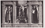 AK Venezia. 45. Basilica di S. Maria Gloriosa dei Frari. Giovanni Bellini. La Vergine col Bambino e putti musicanti fra quattro Santi.