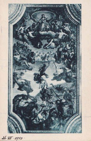 AK Venezia. Palazzo Ducale. Venezia regina dell'Adriatico (Tintoretto)