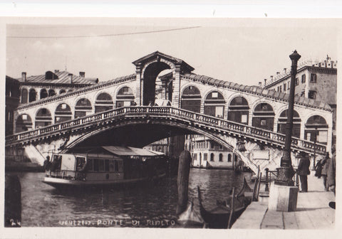 AK Venezia Ponte di Rialto.