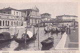 AK Venezia. Stazione Ferroviaria e Chiesa degli Scalzi.