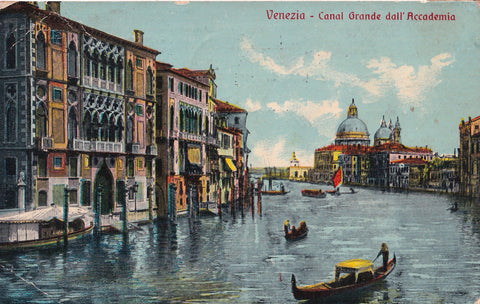 AK Venezia - Canal Grande dall'Accademia.