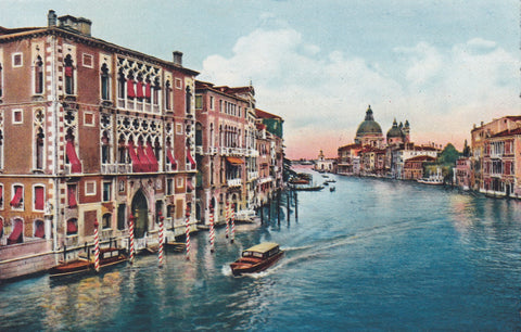 AK Venezia. Canal Grande e Palazzo Franchetti.