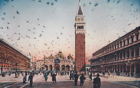 AK Venezia. Piazza S. Marco e Campanile.