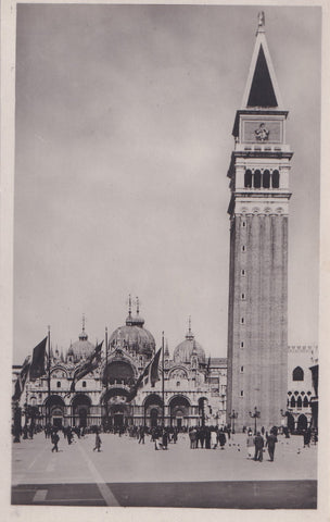 AK Venezia - Chiesa S. Marco e Campanile.
