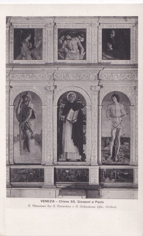 AK Venezia - Chiesa Ss. Giovanni e Paolo. S. Vincenzo fra S. Cristoforo e S. Sebastiano.