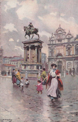 AK Venezia - Monumento a Colleoni.