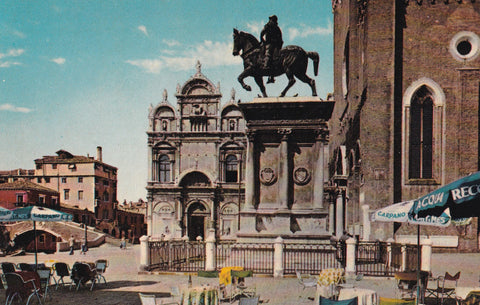AK Venezia. Monumento al Colleoni.