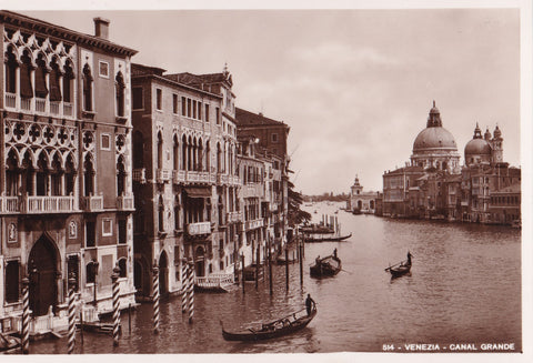 AK Venezia - Canal Grande. (1937)