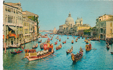 AK Venezia. Canal Grande. Sfilata delle Bissone.