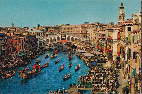 AK Venezia: Rialto - Regata Storica.