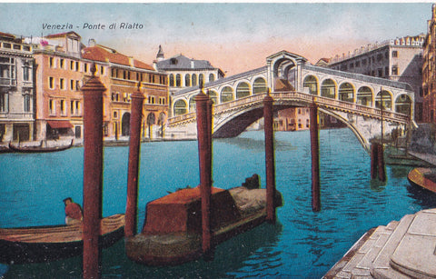 AK Venezia - Ponte di Rialto.