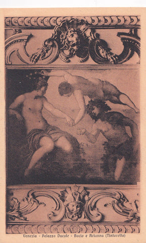 AK Venezia - Palazzo Ducale - Bacio e Arianna (Tintoretto)
