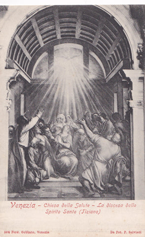 AK Venezia - Chiesa della Salute - La discesa dello Spirito Santo (Tiziano)
