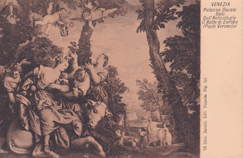 AK Venezia - Palazzo Ducale - Sala Dell'Anticollegio il Ratto di Europa (Paolo Veronese)