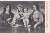AK Venezia - Chiesa del Redentore - La Madonna col Bambino, S. Giovanni Ev. e S. Caterina (Fran. Bissolo)