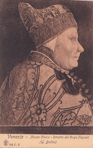 AK Venezia - Museo Civico - Ritratto del Doge Foscari.