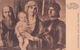 AK Venezia - R. Accademia di Belle Arti. - La madonna col Bambino Gesu (Giov. Bellini)