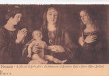 AK Venezia - R. Accademia di Belle Arti. - La madonna col Bambino Gesu e Sante (Giov. Bellini)