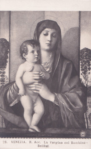 AK Venezia. R. Acc. La Vergine col Bambino. Bellini.